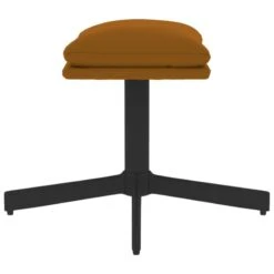 Poggiapiedi Marrone 60x60x36 Cm In Velluto -Garden Home poggiapiedi marrone 60x60x36 cm in velluto 3