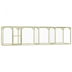 Pollaio 1,5x6x1,5 M In Legno Di Pino Impregnato