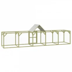 Pollaio 500x100x150 Cm In Legno Massello Di Pino Impregnato 10 Pollaio 500x100x150 Cm In Legno Massello Di Pino Impregnato -Garden Home pollaio 500x100x150 cm in legno massello di pino impregnato 4