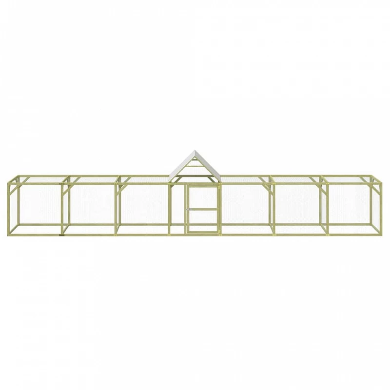 Pollaio 700x100x150 Cm In Legno Massello Di Pino Impregnato 3 Pollaio 700x100x150 Cm In Legno Massello Di Pino Impregnato - immagine 3