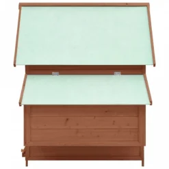 Pollaio Moca E Bianco 152x96x110 Cm In Legno Massello Di Abete 11 Pollaio Moca E Bianco 152x96x110 Cm In Legno Massello Di Abete -Garden Home pollaio moca e bianco 152x96x110 cm in legno massello di abete 3