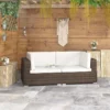 Poltrone Modulari Ad Angolo Con Cuscini 2 Pz Polyrattan Marrone 14 Poltrone Modulari Ad Angolo Con Cuscini 2 Pz Polyrattan Marrone -Garden Home poltrone modulari ad angolo con cuscini 2 pz polyrattan marrone