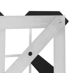 Portavini Da 72 Bottiglie Nero In Legno Massello Di Pino -Garden Home portavini da 72 bottiglie nero in legno massello di pino 3