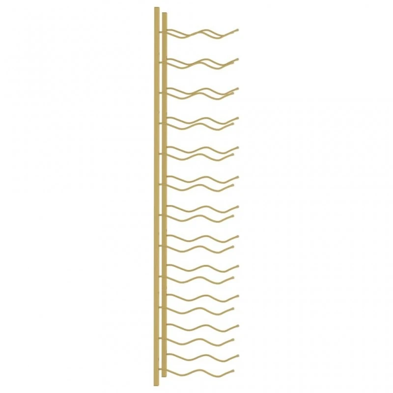 Portavini Da Parete Per 24 Bottiglie Oro In Ferro 5 Portavini Da Parete Per 24 Bottiglie Oro In Ferro - immagine 5