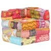 Pouf Modulare In Tessuto Patchwork -Garden Home pouf modulare in tessuto patchwork