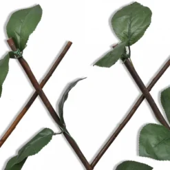 Recinto In Salice A Traliccio 5 Pz Foglie Artificiali 180x90 Cm -Garden Home recinto in salice a traliccio 5 pz foglie artificiali 180x90 cm 6