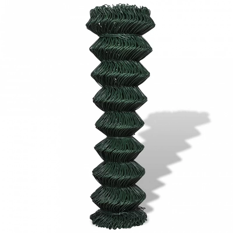 Recinzione A Rete In Acciaio 1,5x25 M Verde 2 Recinzione A Rete In Acciaio 1,5x25 M Verde - immagine 2