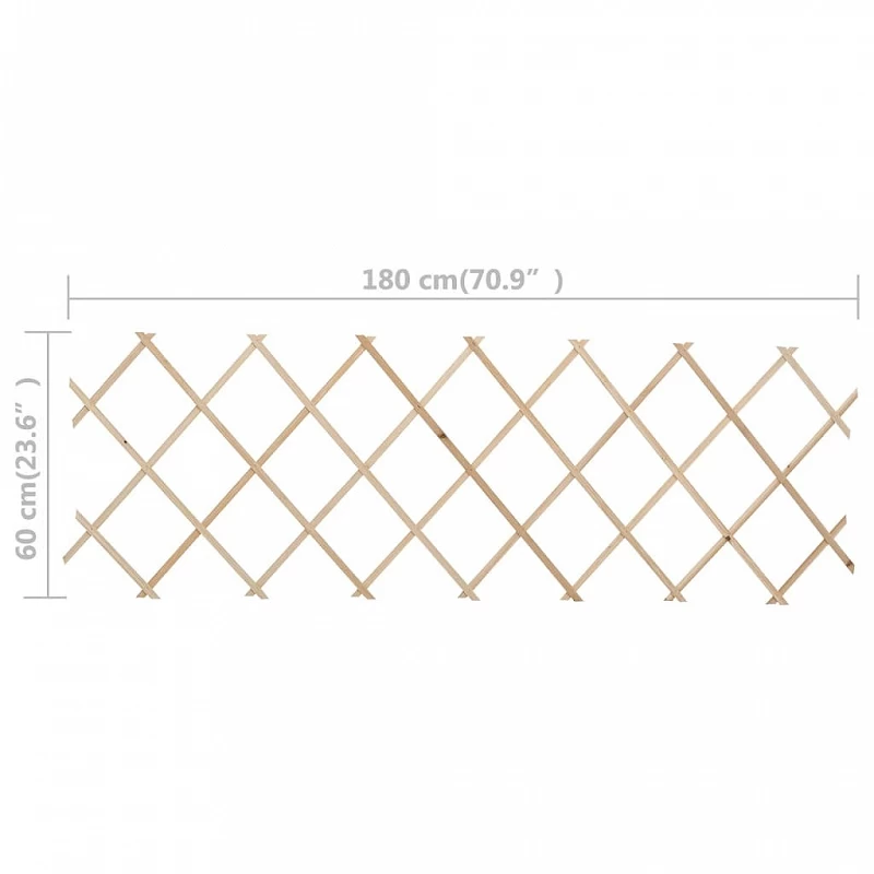 Recinzione A Traliccio 5 Pz In Legno Di Abete 180x60 Cm 7 Recinzione A Traliccio 5 Pz In Legno Di Abete 180x60 Cm - immagine 7