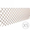 Recinzione A Traliccio In Salice 5 Pz 180x90 Cm 21 Recinzione A Traliccio In Salice 5 Pz 180x90 Cm -Garden Home recinzione a traliccio in salice 5 pz 180x90 cm