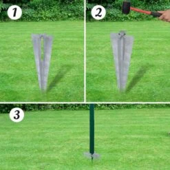 Recinzione Europea In Acciaio 10 X 1,0 M Verde -Garden Home recinzione europea in acciaio 10 x 10 m verde 2