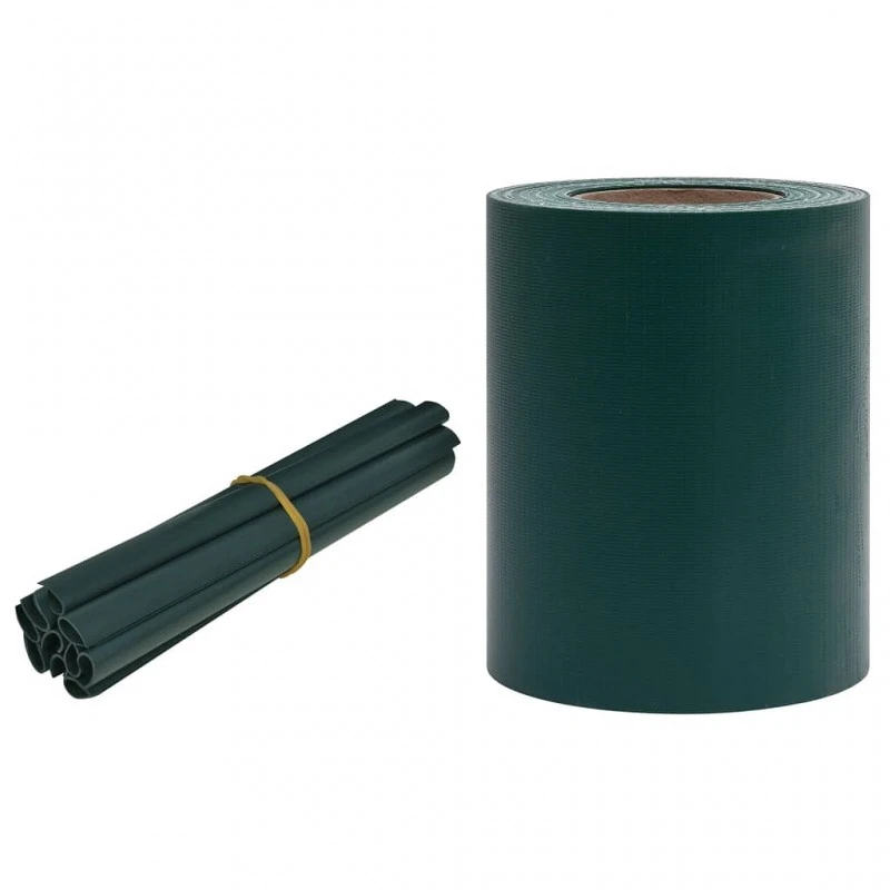 Recinzione Frangivento Da Giardino PVC 35x0,19 M Verde Opaco 2 Recinzione Frangivento Da Giardino PVC 35x0,19 M Verde Opaco - immagine 2