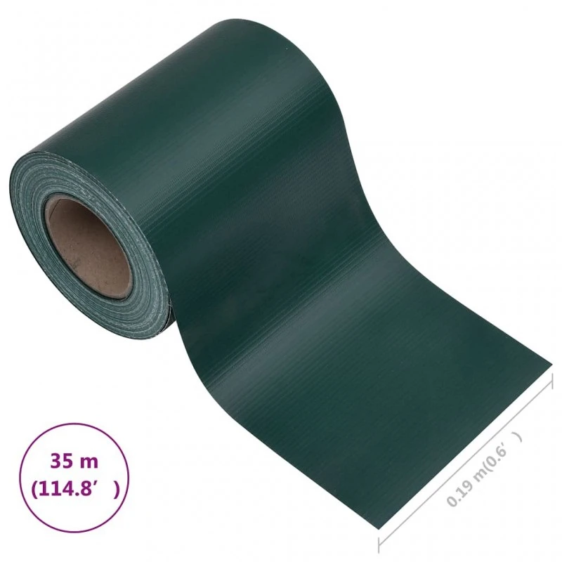 Recinzione Frangivento Da Giardino PVC 35x0,19 M Verde Opaco 9 Recinzione Frangivento Da Giardino PVC 35x0,19 M Verde Opaco - immagine 9