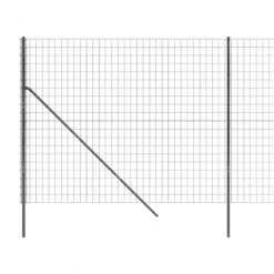 Recinzione Metallica Antracite 1,4x10 M In Acciaio Zincato 8 Recinzione Metallica Antracite 1,4x10 M In Acciaio Zincato -Garden Home recinzione metallica antracite 14x10 m in acciaio zincato 3