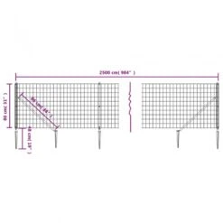 Recinzione Metallica Con Picchetti Ancoraggio Verde 0,8x25 M 9 Recinzione Metallica Con Picchetti Ancoraggio Verde 0,8x25 M -Garden Home recinzione metallica con picchetti ancoraggio verde 08x25 m 4