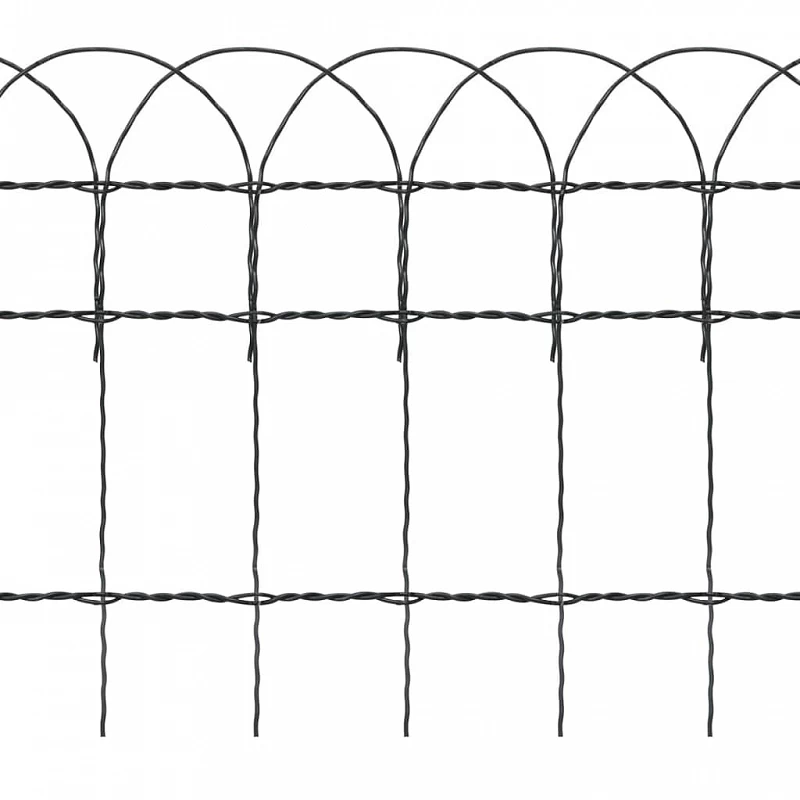 Recinzione Per Giardino In Ferro Verniciato A Polvere 25x0,4 M 3 Recinzione Per Giardino In Ferro Verniciato A Polvere 25x0,4 M - immagine 3