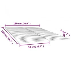 Reti A Doghe Con 48 Doghe 2 Pz 90x200 Cm -Garden Home reti a doghe con 48 doghe 2 pz 90x200 cm 5