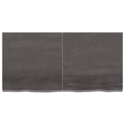 Ripiano Marrone Scuro 120x60x(2-4) Cm Massello Rovere Trattato -Garden Home ripiano marrone scuro 120x60x2 4 cm massello rovere trattato 3