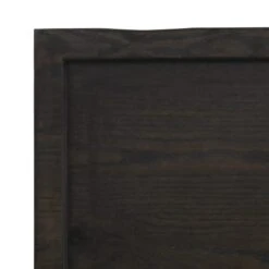 Ripiano Marrone Scuro 120x60x(2-4) Cm Massello Rovere Trattato -Garden Home ripiano marrone scuro 120x60x2 4 cm massello rovere trattato 6