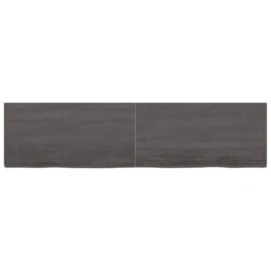 Ripiano Marrone Scuro 160x40x(2-4) Cm Massello Rovere Trattato -Garden Home ripiano marrone scuro 160x40x2 4 cm massello rovere trattato 3