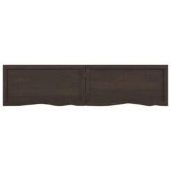 Ripiano Marrone Scuro 160x40x(2-4) Cm Massello Rovere Trattato -Garden Home ripiano marrone scuro 160x40x2 4 cm massello rovere trattato 4