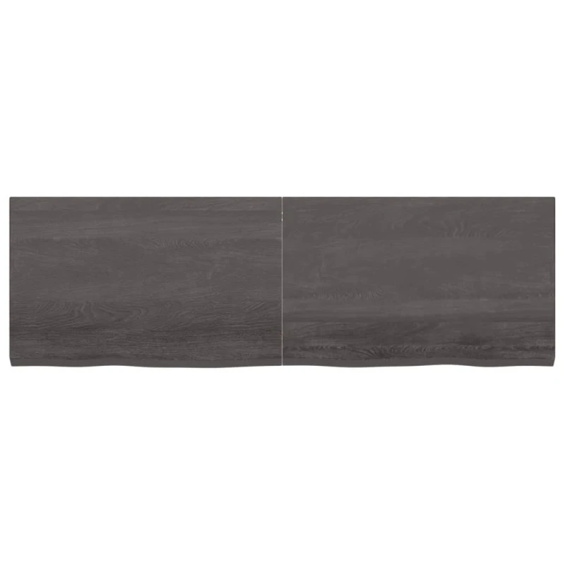 Ripiano Marrone Scuro 160x50x(2-4) Cm Massello Rovere Trattato 4 Ripiano Marrone Scuro 160x50x(2-4) Cm Massello Rovere Trattato - immagine 4