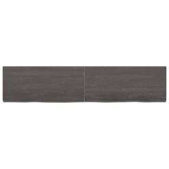 Ripiano Marrone Scuro 180x40x(2-6) Cm Massello Rovere Trattato -Garden Home ripiano marrone scuro 180x40x2 6 cm massello rovere trattato 3