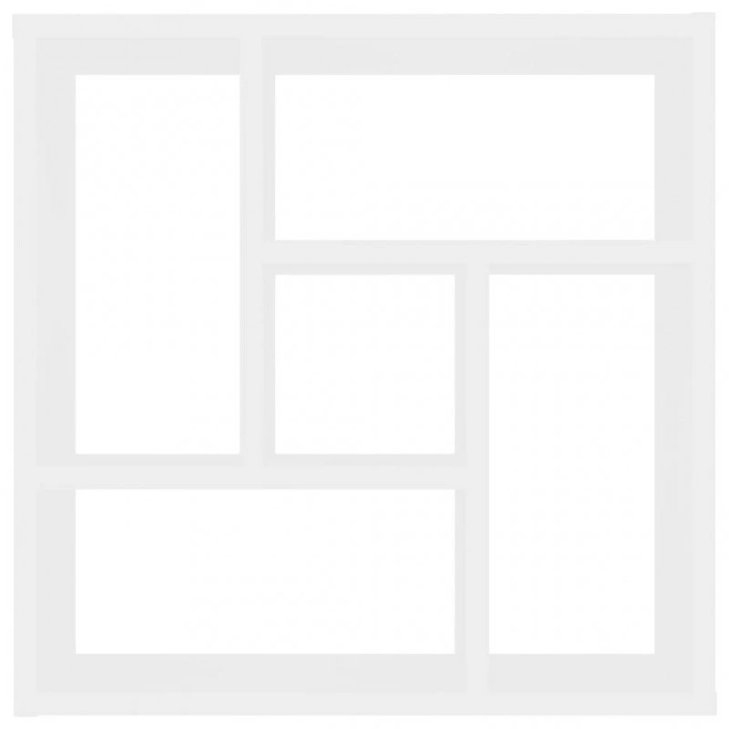 Scaffale A Parete Bianco 45,1x16x45,1 Cm In Truciolato 4 Scaffale A Parete Bianco 45,1x16x45,1 Cm In Truciolato - immagine 4