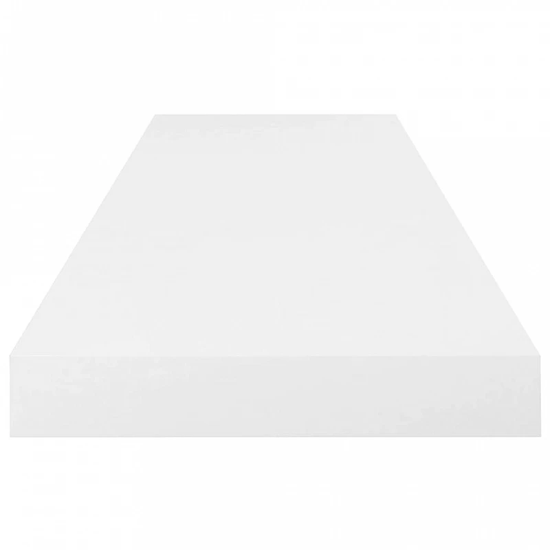 Scaffale A Parete Bianco Lucido 80x23,5x3,8 Cm In MDF 5 Scaffale A Parete Bianco Lucido 80x23,5x3,8 Cm In MDF - immagine 5