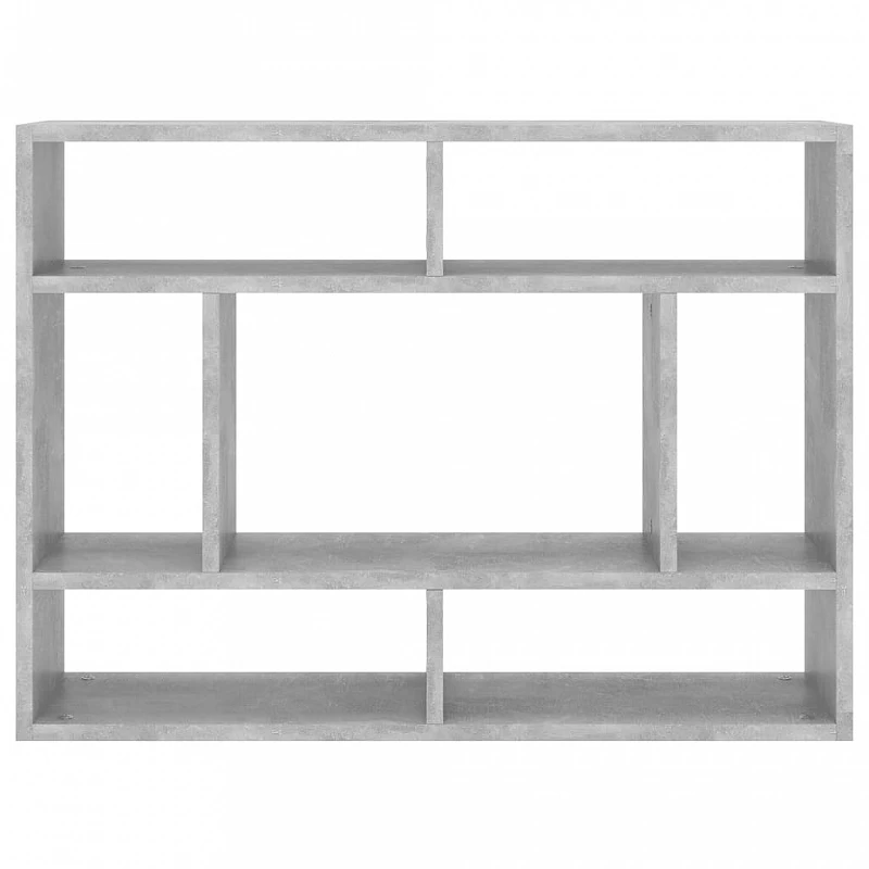 Scaffale A Parete Grigio Cemento 75x16x55 Cm In Truciolato 4 Scaffale A Parete Grigio Cemento 75x16x55 Cm In Truciolato - immagine 4