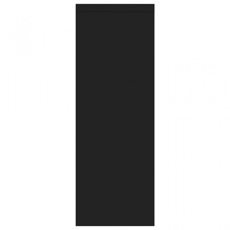 Scaffale A Parete Nero 45,1x16x45,1 Cm In Truciolato 5 Scaffale A Parete Nero 45,1x16x45,1 Cm In Truciolato - immagine 5