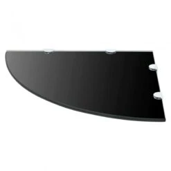 Scaffale Angolare Con Supporti Cromati Vetro Nero 45x45 Cm 6 Scaffale Angolare Con Supporti Cromati Vetro Nero 45x45 Cm -Garden Home scaffale angolare con supporti cromati vetro nero 45x45 cm 1