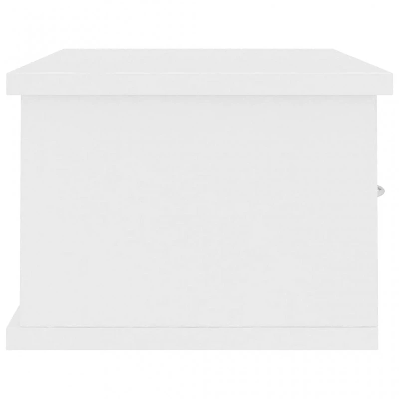 Scaffale Con Cassetti A Parete Bianco 60x26x18,5 Cm Multistrato 5 Scaffale Con Cassetti A Parete Bianco 60x26x18,5 Cm Multistrato - immagine 5