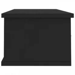 Scaffale Con Cassetti A Parete Nero 88x26x18,5 Cm In Truciolato 11 Scaffale Con Cassetti A Parete Nero 88x26x18,5 Cm In Truciolato -Garden Home scaffale con cassetti a parete nero 88x26x185 cm in truciolato 4