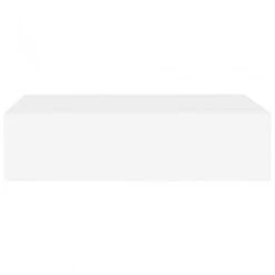 Scaffale Con Cassetti Da Parete Bianco 40x23,5x10 Cm In MDF -Garden Home scaffale con cassetti da parete bianco 40x235x10 cm in mdf 3