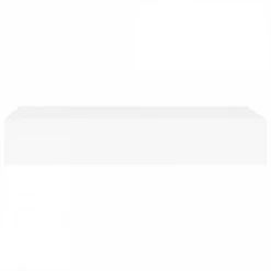 Scaffale Con Cassetti Da Parete Bianco 60x23,5x10 Cm In MDF -Garden Home scaffale con cassetti da parete bianco 60x235x10 cm in mdf 3