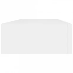 Scaffale Con Cassetti Da Parete Bianco 60x23,5x10 Cm In MDF -Garden Home scaffale con cassetti da parete bianco 60x235x10 cm in mdf 4