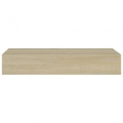 Scaffale Con Cassetti Da Parete Rovere 60x23,5x10 Cm In MDF 11 Scaffale Con Cassetti Da Parete Rovere 60x23,5x10 Cm In MDF -Garden Home scaffale con cassetti da parete rovere 60x235x10 cm in mdf 3