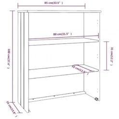 Scaffale Per Credenza Marrone Miele 85x35x100 Cm Legno Di Pino 12 Scaffale Per Credenza Marrone Miele 85x35x100 Cm Legno Di Pino -Garden Home scaffale per credenza marrone miele 85x35x100 cm legno di pino 5