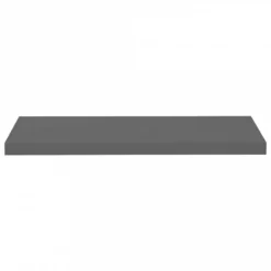 Scaffali A Parete 4 Pz Grigio Lucido 80x23,5x3,8 Cm In MDF -Garden Home scaffali a parete 4 pz grigio lucido 80x235x38 cm in mdf 4