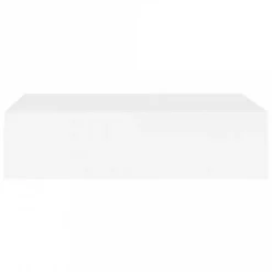 Scaffali Con Cassetti Da Parete 2pz Bianco 40x23,5x10 Cm In MDF 13 Scaffali Con Cassetti Da Parete 2pz Bianco 40x23,5x10 Cm In MDF -Garden Home scaffali con cassetti da parete 2pz bianco 40x235x10 cm in mdf 4