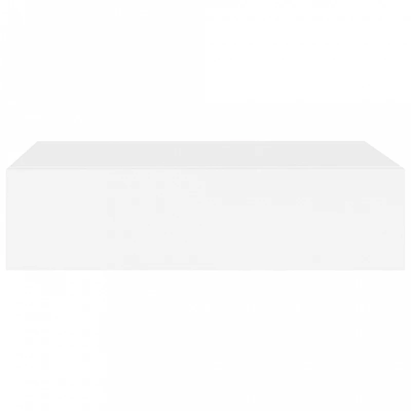 Scaffali Con Cassetti Da Parete 2pz Bianco 40x23,5x10 Cm In MDF 5 Scaffali Con Cassetti Da Parete 2pz Bianco 40x23,5x10 Cm In MDF - immagine 5