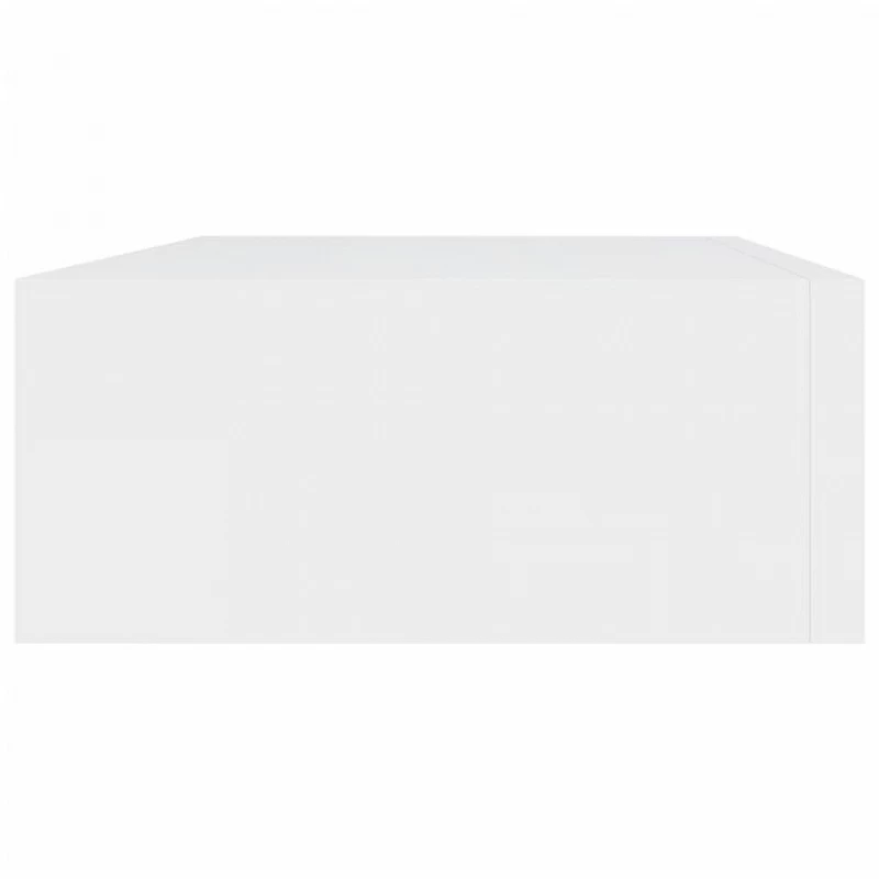 Scaffali Con Cassetti Da Parete 2pz Bianco 40x23,5x10 Cm In MDF 6 Scaffali Con Cassetti Da Parete 2pz Bianco 40x23,5x10 Cm In MDF - immagine 6