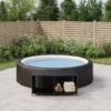 Scaffali Portaoggetti 2 Pz In Polyrattan Nero 7 Scaffali Portaoggetti 2 Pz In Polyrattan Nero -Garden Home scaffali portaoggetti 2 pz in polyrattan nero