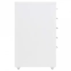 Schedario Mobile Bianco 28x41x69 Cm In Metallo -Garden Home schedario mobile bianco 28x41x69 cm in metallo 2