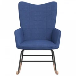 Sedia A Dondolo Blu In Tessuto 10 Sedia A Dondolo Blu In Tessuto -Garden Home sedia a dondolo blu in tessuto 2