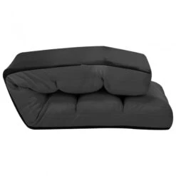 Sedia A Sdraio Da Terra Pieghevole Antracite In Similpelle -Garden Home sedia a sdraio da terra pieghevole antracite in similpelle 5