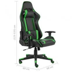 Sedia Da Gaming Girevole Verde In PVC 15 Sedia Da Gaming Girevole Verde In PVC -Garden Home sedia da gaming girevole verde in pvc 7