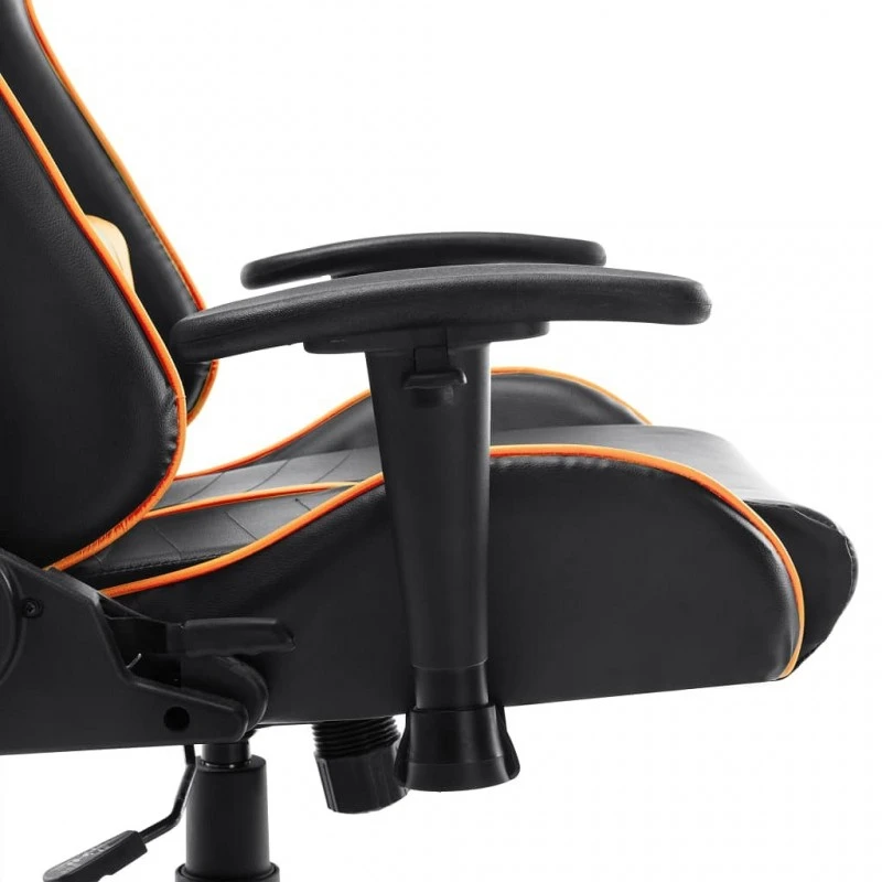 Sedia Da Gaming Nera E Arancione In Similpelle 7 Sedia Da Gaming Nera E Arancione In Similpelle - immagine 7