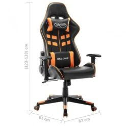 Sedia Da Gaming Nera E Arancione In Similpelle 15 Sedia Da Gaming Nera E Arancione In Similpelle -Garden Home sedia da gaming nera e arancione in similpelle 7
