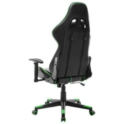 Sedia Da Gaming Nera E Verde In Similpelle -Garden Home sedia da gaming nera e verde in similpelle 3